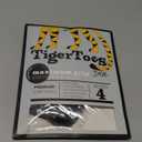 DOK TigerToes Premium Non-Slip Dog Socks for Hardwood Floors - Extra-Thick Grip That Works Even When Twisted - Prevents Licking, Slipping, and Great for Dog Paw Protection - Size Large (Classic Grey)