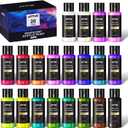 ARTME Iridescent Acrylic Paint Set, 20 Chameleon Colors in 2 oz/60ml Bottles, Color-shifting Acrylic Paint Perfect for Artists, Beginners on Canvas, Rocks, Wood, Fabric, Ceramic