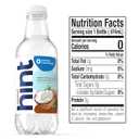 Hint Fruit-Infused Bottled Water, Coconut - Sugar Free Flavored Water with Zero Calories, Naturally Flavored, and No Artificial Sweeteners - 16 Fl Oz (Pack of 12) (EXP 04/10/27)