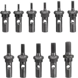 WETOLS 11Pcs Rivet Nut Tool Replacement Mandrels of WE882/WE889, Rivet Nut Tool Accessories Set M3-M12, 10-24, 1/4-20, 5/16-18, 3/8-16 Spare Parts