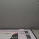 VIZ-PRO Magnetic Dry Erase White Board, 36 X 24 Inches, Black Aluminium Frame