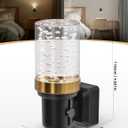 DORESshop LED Night Lights Plug into Wall, Modern Decorative Design Nightlights Plug in, Adjustable Brightness, Dimmable Night Light, Perfect for Adults' Bedroom, Hallway, Bathroom,Warm White (1 Count (Pack of 1))