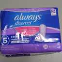 Always Discreet Adult Incontinence Pads for Women, Drier, 5 Drop Long Length, Heavy Absorbency, Pads for Bladder Control Management, Bladder Leaks, & Postpartum Pads, 39ct
