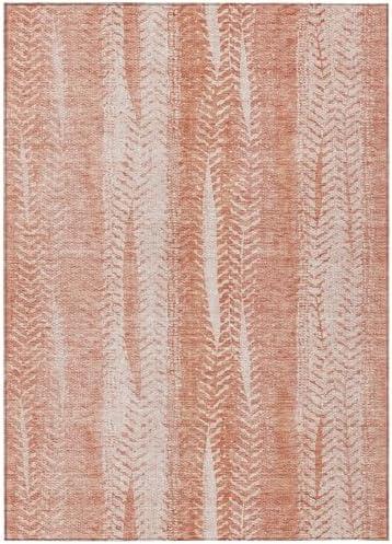 Addison Rugs Chantille ACN694 Coral 2'6" x 3'10" Indoor Outdoor Area Rug, Easy Clean, Machine Washable, Non Shedding, Bedroom, Entry, Living Room, Dining Room, Kitchen, Patio Rug