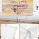 Fluorescent Light Covers for Ceiling Lights Inspirational Quotes Magnetic Light Filters 1 Pack 4x2 ft Heart Shape Wood Grain Ceiling Light Cover for Classroom Office School Home Drop Lamp Decor