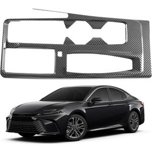 Center Console Gear Shift Panel Cover for Toyota Camry 2025 2026 LE XLE SE XSE Interior Decorations Carbon Fiber Style Accessories