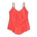 Aqua Green Womens Tankini Dress Top Swim Top L
