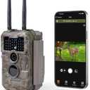 GardePro E6 2.0 WiFi Trail Camera (Non-Cellular), 64MP Photos, 4K Video, Dual Antennas 165ft Range, Live View, 110 Wide-Angle, No-Glow Night Vision, Motion Activated