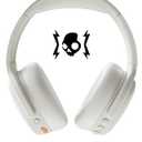 Skullcandy Crusher ANC 2 Wireless Over-Ear Bluetooth Headphones with Extra USB-C Charging Cable, Multi-Sensory Bass, Active Noise Cancelling, 60 Hours Battery, Microphone iPhone Android - Bone