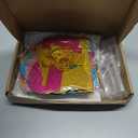 TaoBary 112 Pcs DIY Letter Kit Glitter Customizable Banner Letters Include 107 Letters and Numbers 3 Rope and 2 Needles for Birthday Halloween Christmas Wedding Valentine Party Decor(Rainbow)