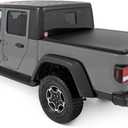 Rough Country Soft Roll-Up Truck Bed Cover for Jeep Gladiator (2020-2025) - Fits 5' (60.3") Bed, Weatherproof Tonneau Covers
