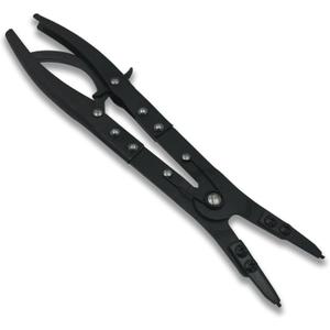 38700 Spindle Snap Ring Pliers, 12in Heavy Duty Internal External Snap Ring Pliers, for Installation and Removal of Circlips，Compatible with Ford Super Duty Pickups 2007 and Newer