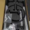 TURS Matte Black 5 Piece Bathroom Hardware Set, SUS304 Stainless Steel Bath Towel Bar Set, 24 Inch Round Bathroom Accessories Kit Wall Mounted