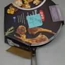 OXO Enhanced, 12" Frying Pan Skillet with Lid, Healthy Ceramic Nonstick, PFAS-Free, Stainless Steel Handle, Dishwasher Safe, Oven Safe, Black