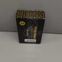 QOGRISUN 5 Pack Solid Brass Cabinet Pulls, 6-1/4 Inch Hole Center, Brushed Matte Gold Square Drawer Handles, Modern Brass Hardware for Kitchen Dresser Bathroom Cupboard Furniture