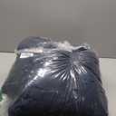 CozyLux Navy Blue Full Size Comforter Set, 3 Pieces Solid Breathable Quilted Style Bedding Sets, Luxury Fluffy Soft Bed Set with Down Alternative Comforter for All Season (1 Comforter & 2 Pillowcases)