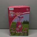 Liberry Toddler Golf Set for 1 2 3 4 Years Old, Upgraded Kids Golf Cart with Unique Shoulder Strap Design, Indoor and Outdoor Golf Toys for Boys Girls (Pink)