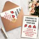 Fwnrmd Funny Valentines Day Card for Wife & Husband & Boyfriend & Girlfriend, Valentine's Day Decorations, Valentine's Day Gift, Greeting Card=7in x 5in(Folded), Envelope = 7.5in x 5.5in