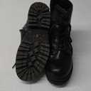 DREAM PAIRS Black Strong-5 Lace-up Platform Combat Boots Womens Ankle Booties , Size 6