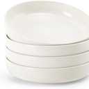 famiware Milkyway 33 oz Bowl Set, Pasta Bowls Set of 4, Salad Bowls Perfect for Your Friend for Housewarming, Thanksgiving, Christmas, White