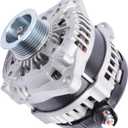 Alternator Compatible with 15 16 17 18 19 20 F-150 5.0L V8, Alternator Replacement 1042110080 1042110081 44000 42103 FL3T10300JA FL3Z10346G HL3710300FA HL3Z10346F, 240 Amp 6-Groove Pulley
