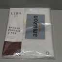 LiBa Bathroom Shower Curtain - Waterproof Plastic Shower Curtain Premium PEVA Non-Toxic with Rust Proof Grommets Clear 10G Heavy Duty Bathroom Accessories 72x84