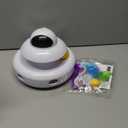 Interactive Cat Toys for Indoor Cats,4-in-1 Automatic Kitten Toy,Motion Activated Electronic Fluttering Butterfly,Track Balls, Moving Feather Toys for All Breeds,USB Rechargeable (White)