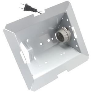 S97014212 Light Reflector with Socket for Broan NuTone 763N HB80RL 678 679 Bathroom Ventilation Fan. Fit for Broan Various Models