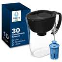Brita Water Pitcher, Everyday Elite Filter, Removes 99% of Lead, Includes 1 Filter, 10-Cup Capacity, Black