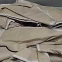 STORAGE MANIAC 3 Section Laundry Sorter, 35.9 Gal (136 L) Laundry Hamper Cart with Heavy Duty Rolling Lockable Wheels and Removable Bags, Clothes Organizer Basket Clothes Separator Hamper, Beige