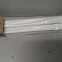 LazBlinds No Drill Blackout Roller Shades, 33" W x 48" H, White