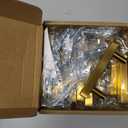 Goldenwarm 10 Pack Gold Cabinet Handles 2-1/2"(64mm) Brushed Brass Cabinet Pulls T Bar Drawer Pulls for Kitchen Cupboard & Drawer Hardware