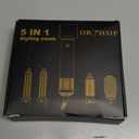 5 in 1 Hair Styler & Hot Air Brush - Air Curling Wrap with Low-Speed Negative Ion Technology, Hair Dryer Brush for Drying, Curling, Straightening & Styling, Hair Styling Tools at Home (Pink)