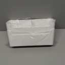 2 Pack Cabinet Organizer Storage, Adhesive Over Cabinet Door Organizer, No Drilling Space Saver Plastic Storage Containers Multi-Use for Kitchen Bathroom Office Bedroom, White