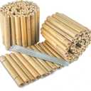 Bamboo 2 Pack Short Fence Outdoor Landscape Edging Flexible Decorative Border 7.8'' H x 47'' L