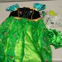 Girls Princess Costume Dress up Green, with Accessories (5/120)