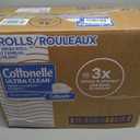 Cottonelle Ultra Clean Toilet Paper with Active CleaningRipples Texture, Strong Bath Tissue, 32 Family Mega Rolls = 176 Regular Rolls (8 Packs of 4)