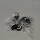 GXYY uoboeuq 1.5 Inch Swivel Caster Wheels PU 360 Degree Threaded Stem Caster Wheel M8 x 25mm, 330lb Total Load Capacity, Pack of 4