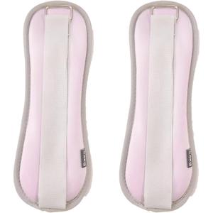 2pcs Adjustable Ankle and Wrist Sandbags (1.1 pounds) - Multi functional Dance/Fitness Weight Trainer (Pink)