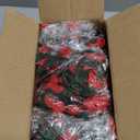 KHOYIME 9 Pack 72 FT Artificial Flower Garland, Fake Red Roses Vines Silk Flowers Faux Plastic Outdoor Hanging Floral Ivy Garland Decoration for Wedding Arch Bedroom Home Wall Backdrop Room Decor