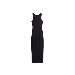 Women O-Neck Sleeveless Bodycon Summer Sleeveless Long Dresses Casual Party Dress
,size XS
