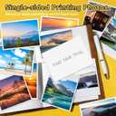 Glossy Photo Paper 8.5 x11,Inkjet Photo Printer Paper, instant DryPicture Paper for Dly chip Bag, Flyers,Cards, Calendars andBrochures(180gsm/48lb)