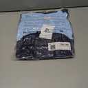 Wenrine Womens Casual Summer Midi Dress Smocked Cap Sleeve Crew Neck Color Block A Line Flowy Beach Dresses (M)