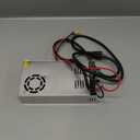 AC to DC Converter 110V to 12V Converter Aluminum Alloy Shell Power Supply for PCP Air Compressor US Plug