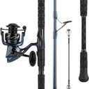 KastKing ReKon Saltwater Fishing Rod and Reel Combo, Fishing Poles & Reels Combo, Graphite Blank, Zirconia Rings, NyliTech Frame & Rotor, EVA Handle, Uplock Reel Seat