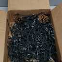 C9 Vintage Christmas String Lights, 25Ft Red & Green with 26 C9 Bulbs, Outdoor Hanging Patio Lights for Christmas Tree, Path, Roofline, Wedding Party Decoration