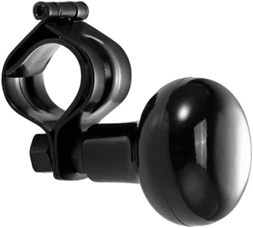 Car Steering Wheel Knob Spinner Booster Ball Car Power Handle with Bearing Iron Clip Aluminum Alloy Booster Ball for Car Steering Wheel