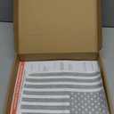 Zhizhong for Ford Maverick 2022 2023 2024 Rear Middle Window Decal, Matte Black American Flag Back Center Sliding Window Glass Sticker