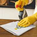 Dinosaur Christmas Tree Hand Towels Set of 2 for Kids Boys Bathroom,Dinosaur Kitchen Kids Bathroom Decor 16x24 Inches