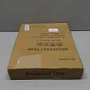 Bed Tray Table with Folding Legs Kitchen Breakfast Food Tray Platters Serving Tray Foldable TV Table Laptop Computer Desk Snack Tray(Black Large)